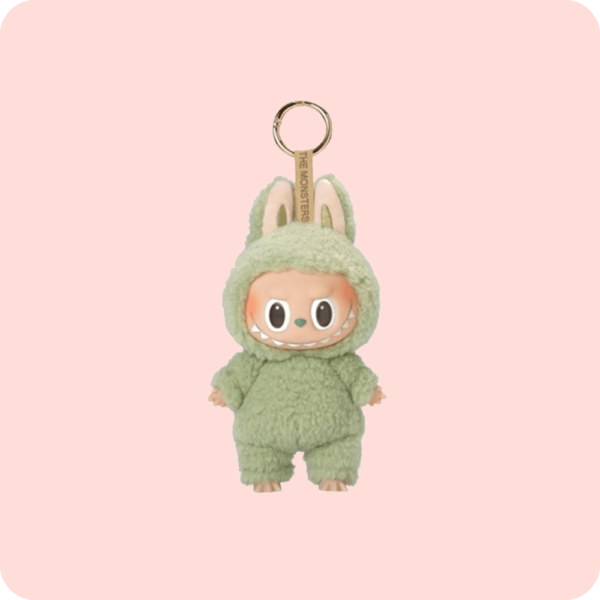 Labubu Keychain - Tasty Macarons Green Grape