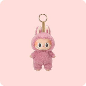 Labubu Keychain - Tasty Macarons Lychee Berry