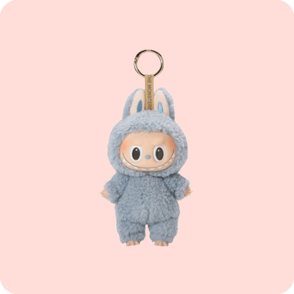 Labubu Keychain - Tasty Macarons Sea Salt Cocount