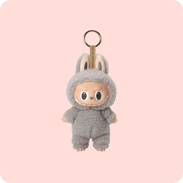 Labubu Keychain - Tasty Macarons Sesame Bean