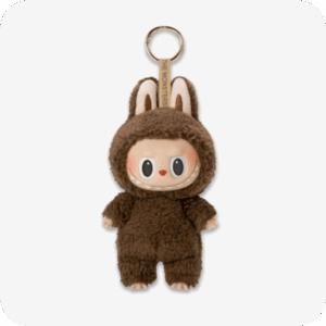 Labubu Keychain Tasty Macarons Chestnut Cocoa