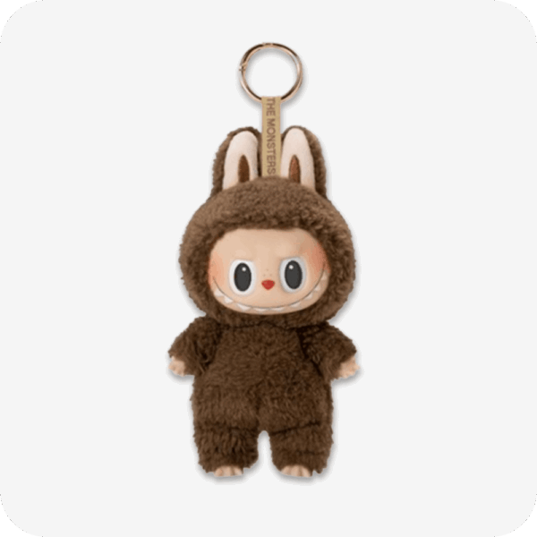 Labubu Keychain Tasty Macarons Chestnut Cocoa
